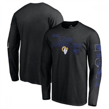 Men's Los Angeles Rams 2022 Black Super Bowl LVI Champions Long Sleeve T-Shirt Men's Los Angeles Rams 2022 Black Super Bowl LVI Champions Long Sleeve T-Shirt