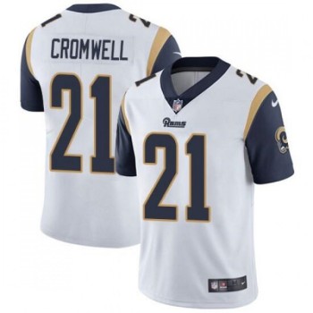 Men's Los Angeles Rams #21 Nolan Cromwell White Vapor Untouchable Limited Stitched Jersey Men's Los Angeles Rams #21 Nolan Cromwell White Vapor Untouchable Limited Stitched Jersey
