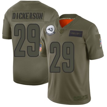 Men's Los Angeles Rams #29 Eric Dickerson 2019 Camo Salute To Service Limited Stitched NFL Jersey Men's Los Angeles Rams #29 Eric Dickerson 2019 Camo Salute To Service Limited Stitched NFL Jersey