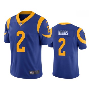 Men's Los Angeles Rams #2 Robert Woods Blue Vapor Untouchable Limited Stitched Jersey Men's Los Angeles Rams #2 Robert Woods Blue Vapor Untouchable Limited Stitched Jersey