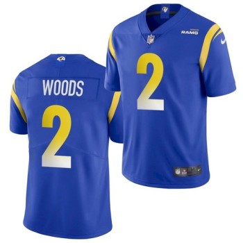 Men's Los Angeles Rams #2 Robert Woods Royal Vapor Untouchable Limited Stitched Jersey Men's Los Angeles Rams #2 Robert Woods Royal Vapor Untouchable Limited Stitched Jersey