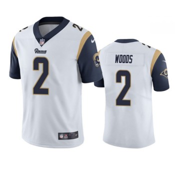 Men's Los Angeles Rams #2 Robert Woods White Vapor Untouchable Limited Stitched Jersey Men's Los Angeles Rams #2 Robert Woods White Vapor Untouchable Limited Stitched Jersey