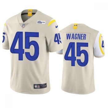 Men's Los Angeles Rams #45 Bobby Wagner Bone Vapor Untouchable Limited Stitched Football Jersey Men's Los Angeles Rams #45 Bobby Wagner Bone Vapor Untouchable Limited Stitched Football Jersey