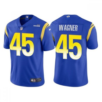 Men's Los Angeles Rams #45 Bobby Wagner Royal Vapor Untouchable Limited Stitched Football Jersey Men's Los Angeles Rams #45 Bobby Wagner Royal Vapor Untouchable Limited Stitched Football Jersey