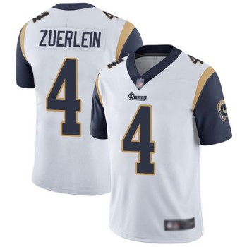 Men's Los Angeles Rams #4 Greg Zuerlein White Vapor Untouchable Limited Stitched NFL Jersey Men's Los Angeles Rams #4 Greg Zuerlein White Vapor Untouchable Limited Stitched NFL Jersey
