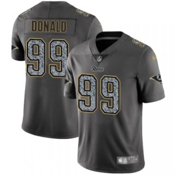 Men's Los Angeles Rams #99 Aaron Donald 2019 Gray Fashion Static Limited Stitched NFL Jersey Men's Los Angeles Rams #99 Aaron Donald 2019 Gray Fashion Static Limited Stitched NFL Jersey