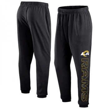Men's Los Angeles Rams Black From Tracking Sweatpants Men's Los Angeles Rams Black From Tracking Sweatpants