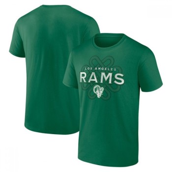Men's Los Angeles Rams Kelly Green Celtic Knot T-Shirt Men's Los Angeles Rams Kelly Green Celtic Knot T-Shirt
