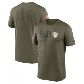 Men's Los Angeles Rams Olive 2022 Salute to Service Legend Team T-Shirt Men's Los Angeles Rams Olive 2022 Salute to Service Legend Team T-Shirt