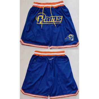 Men's Los Angeles Rams Royal Shorts (Run Small) Men's Los Angeles Rams Royal Shorts (Run Small)