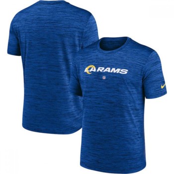 Men's Los Angeles Rams Royal Velocity Performance T-Shirt Men's Los Angeles Rams Royal Velocity Performance T-Shirt