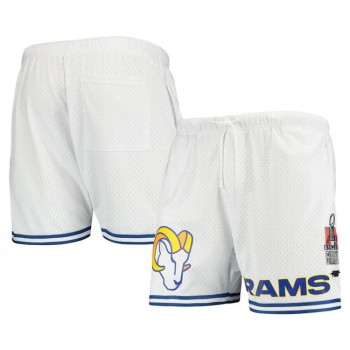 Men's Los Angeles Rams White Shorts Men's Los Angeles Rams White Shorts