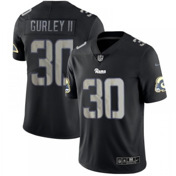 Men's Los Angeles Rams #30 Todd Gurley II Black 2018 Impact Limited Stitched NFL Jersey Men's Los Angeles Rams #30 Todd Gurley II Black 2018 Impact Limited Stitched NFL Jersey