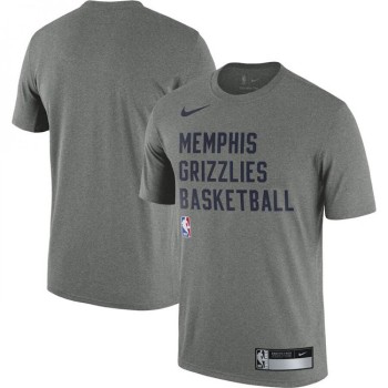 Men's Memphis Grizzlies Heather Gray 2023/24 Sideline Legend Performance Practice T-Shirt Men's Memphis Grizzlies Heather Gray 2023/24 Sideline Legend Performance Practice T-Shirt