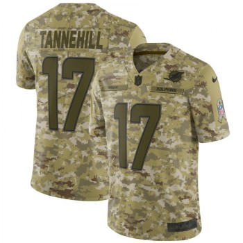 Men's Miami Dolphins #17 Ryan Tannehill 2018 Camo Salute to Service Limited Stitched NFL Jersey Men's Miami Dolphins #17 Ryan Tannehill 2018 Camo Salute to Service Limited Stitched NFL Jersey