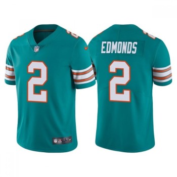 Men's Miami Dolphins #2 Chase Edmonds Aqua Color Rush Limited Stitched Football Jersey Men's Miami Dolphins #2 Chase Edmonds Aqua Color Rush Limited Stitched Football Jersey