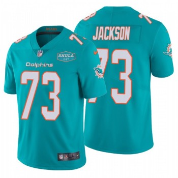 Men's Miami Dolphins #73 Austin Jackson Aqua With 347 Shula Patch 2020 Vapor Untouchable Limited Stitched NFL Jersey Men's Miami Dolphins #73 Austin Jackson Aqua With 347 Shula Patch 2020 Vapor Untouchable Limited Stitched NFL Jersey
