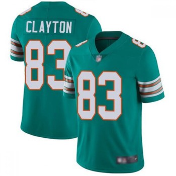 Men's Miami Dolphins #83 Mark Clayton Aqua Vapor Untouchable Limited Stitched Jersey Men's Miami Dolphins #83 Mark Clayton Aqua Vapor Untouchable Limited Stitched Jersey