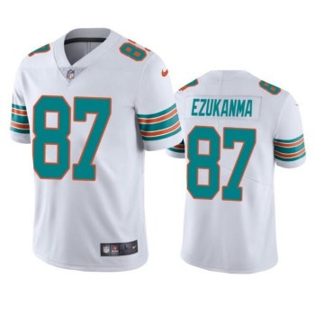 Men's Miami Dolphins #87 Erik Ezukanma White Color Rush Limited Stitched Football Jersey Men's Miami Dolphins #87 Erik Ezukanma White Color Rush Limited Stitched Football Jersey