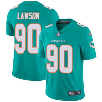 Men's Miami Dolphins #90 Shaq Lawson Aqua Vapor Limited Stitched NFL Jersey Men's Miami Dolphins #90 Shaq Lawson Aqua Vapor Limited Stitched NFL Jersey