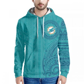 Men's Miami Dolphins Aqua Hoodie Men's Miami Dolphins Aqua Hoodie
