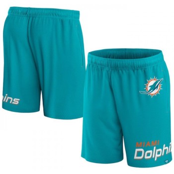 Men's Miami Dolphins Aqua Shorts Men's Miami Dolphins Aqua Shorts