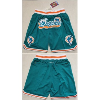 Men's Miami Dolphins Aqua Shorts (Run Small) Men's Miami Dolphins Aqua Shorts (Run Small)