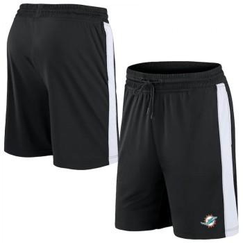 Men's Miami Dolphins Black Performance Shorts Men's Miami Dolphins Black Performance Shorts