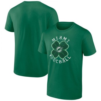 Men's Miami Dolphins Kelly Green St. Patrick's Day Celtic T-Shirt Men's Miami Dolphins Kelly Green St. Patrick's Day Celtic T-Shirt