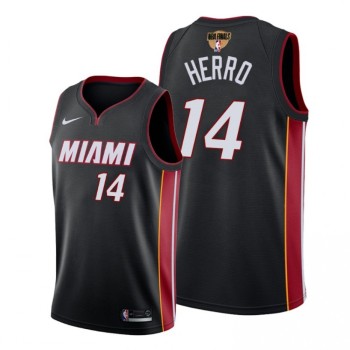 Men's Miami Heat #14 Tyler Herro 2020 Black Finals Bound Icon Edition Swingman Stitched Jersey Men's Miami Heat #14 Tyler Herro 2020 Black Finals Bound Icon Edition Swingman Stitched Jersey