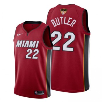 Men's Miami Heat #22 Jimmy Butler 2020 Red Finals Bound Statement Edition Swingman Stitched Jersey Men's Miami Heat #22 Jimmy Butler 2020 Red Finals Bound Statement Edition Swingman Stitched Jersey