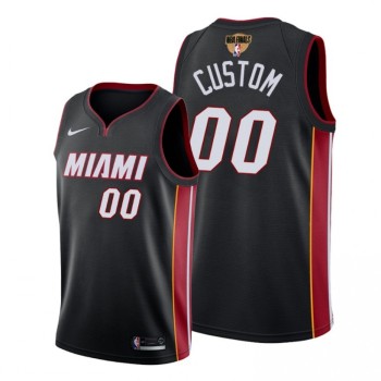 Men's Miami Heat Active Player 2020 Black Finals Bound Icon Edition Stitched Jersey Men's Miami Heat Active Player 2020 Black Finals Bound Icon Edition Stitched Jersey