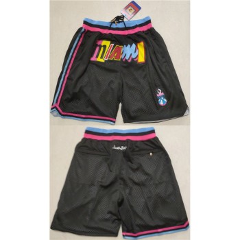 Men's Miami Heat Black Shorts (Run Small) Men's Miami Heat Black Shorts (Run Small)