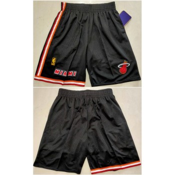 Men's Miami Heat Black Shorts (Run Small) Men's Miami Heat Black Shorts (Run Small)