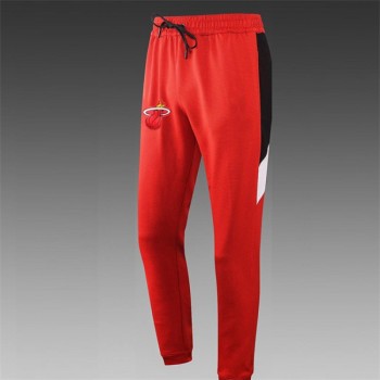 Men's Miami Heat Red Performance Showtime Basketball Pants Men's Miami Heat Red Performance Showtime Basketball Pants