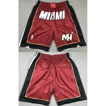 Men's Miami Heat Red Shorts (Run Small) Men's Miami Heat Red Shorts (Run Small)