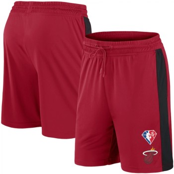 Men's Miami Heat Red Shorts Men's Miami Heat Red Shorts