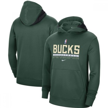 Men's Milwaukee Bucks 2021 Green Pullover Hoodie Men's Milwaukee Bucks 2021 Green Pullover Hoodie