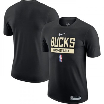 Men's Milwaukee Bucks Black 2022/23 Legend On-Court Practice Performance T-Shirt Men's Milwaukee Bucks Black 2022/23 Legend On-Court Practice Performance T-Shirt