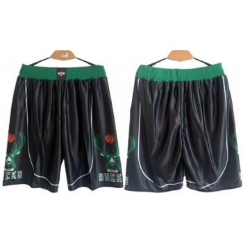 Men's Milwaukee Bucks Black Shorts (Run Small) Men's Milwaukee Bucks Black Shorts (Run Small)