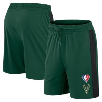 Men's Milwaukee Bucks Green Shorts Men's Milwaukee Bucks Green Shorts