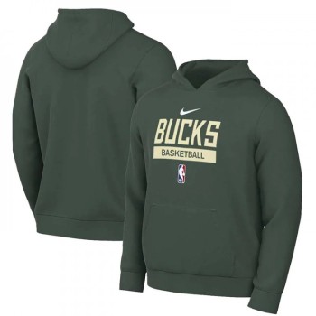 Men's Milwaukee Bucks Green Spotlight Fleece Overhead Hoodie Men's Milwaukee Bucks Green Spotlight Fleece Overhead Hoodie