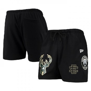 Men's Milwaukee Bucks Pro Black Shorts 001 Men's Milwaukee Bucks Pro Black Shorts 001
