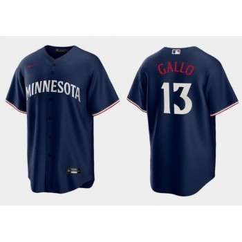 Men's Minnesota Twins #13 Joey Gallo Navy Cool Base Stitched Baseball Jersey Men's Minnesota Twins #13 Joey Gallo Navy Cool Base Stitched Baseball Jersey