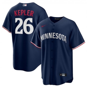 Men's Minnesota Twins #26 Max Kepler Navy Cool Base Stitched Baseball Jersey Men's Minnesota Twins #26 Max Kepler Navy Cool Base Stitched Baseball Jersey