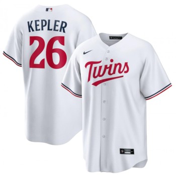 Men's Minnesota Twins #26 Max Kepler White Cool Base Stitched Baseball Jersey Men's Minnesota Twins #26 Max Kepler White Cool Base Stitched Baseball Jersey