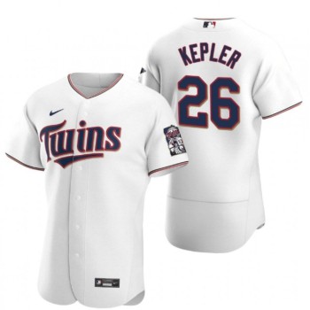 Men's Minnesota Twins #26 Max Kepler White Flex Base Stitched Jersey Men's Minnesota Twins #26 Max Kepler White Flex Base Stitched Jersey