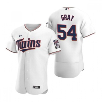 Men's Minnesota Twins #54 Sonny Gray White Flex Base Stitched Jersey Men's Minnesota Twins #54 Sonny Gray White Flex Base Stitched Jersey