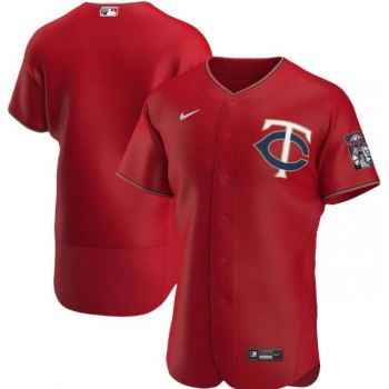 Men's Minnesota Twins Blank Red Flex Base Stitched MLB Jersey Men's Minnesota Twins Blank Red Flex Base Stitched MLB Jersey