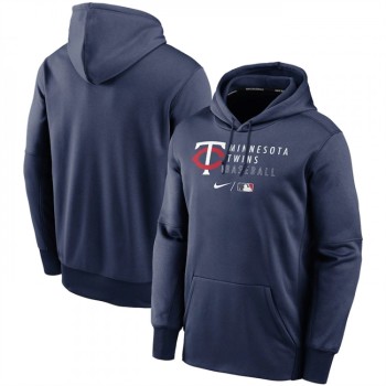 Men's Minnesota Twins Navy 2022 Performance Pullover Hoodie Men's Minnesota Twins Navy 2022 Performance Pullover Hoodie